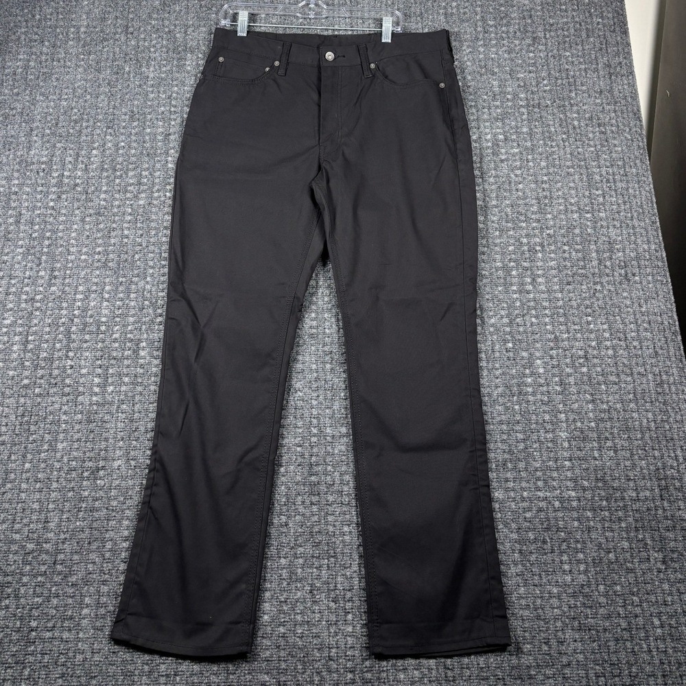 Levi's Jeans Mens 36x30 Black Commuter 511 Slim Fit teal pocket cycling denim